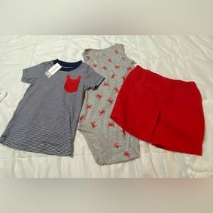 Carters matching 3 piece set